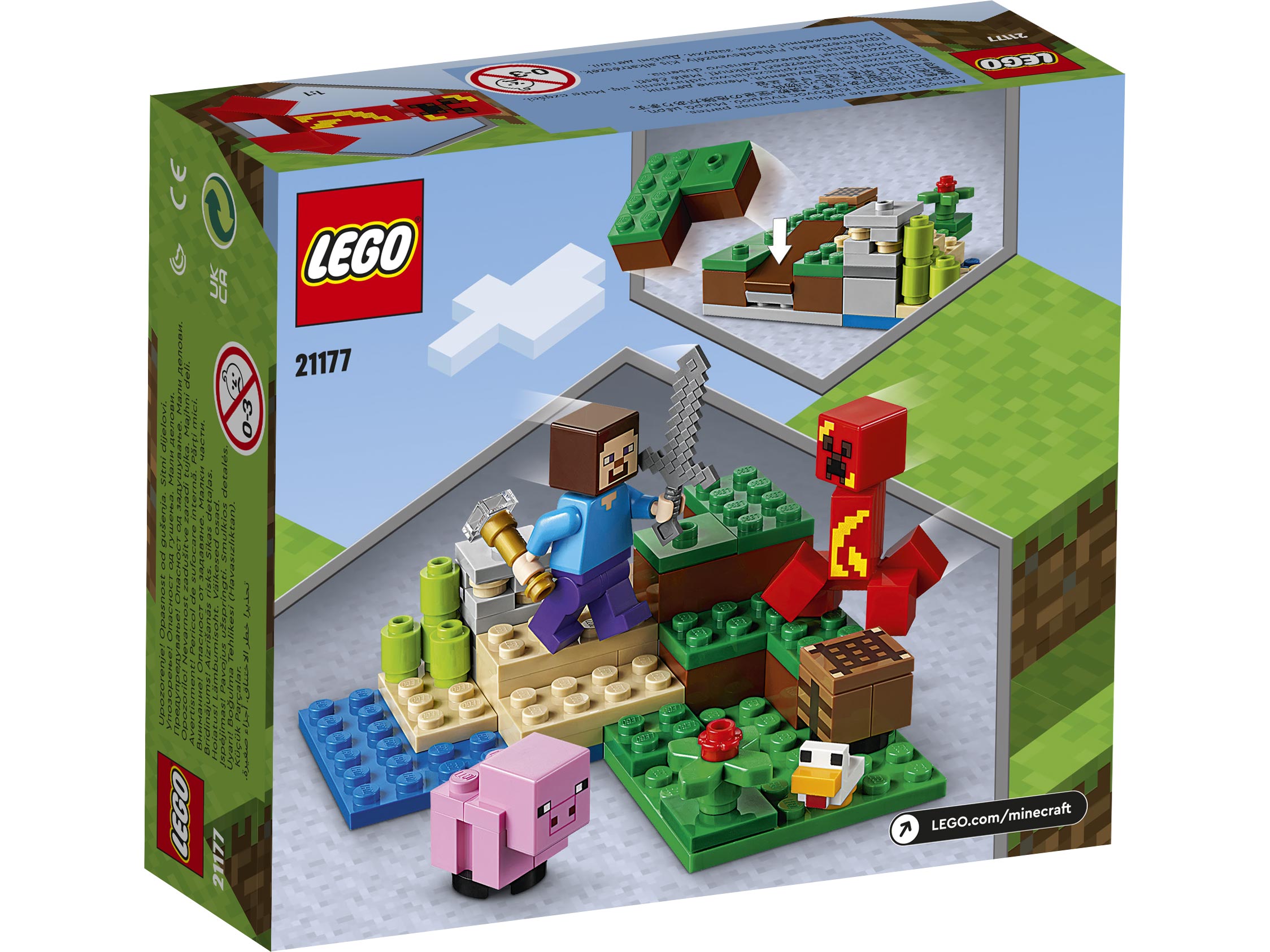 Lego Minecraft 21177 Засада Крипера