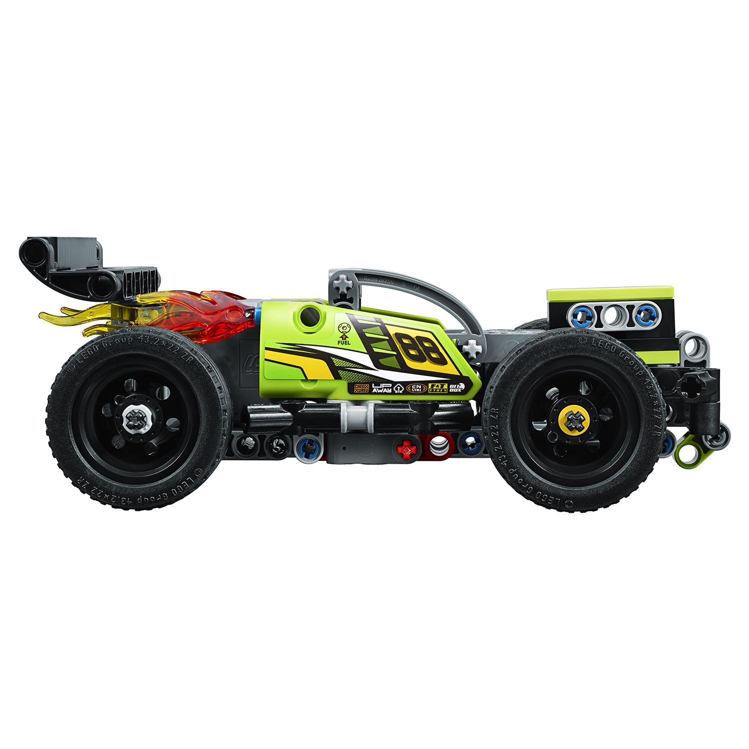 Lego Technic 42072 Зеленый гоночный автомобиль