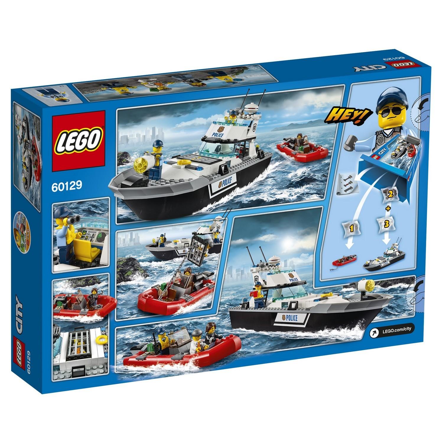 Lego City 60129 Полицейский патрульный катер