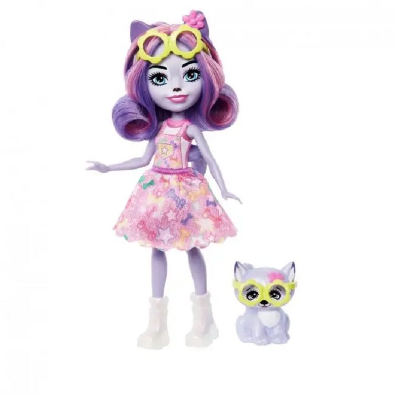 Кукла Enchantimals HHB90 Хэдли Хаски и питомец Следдер