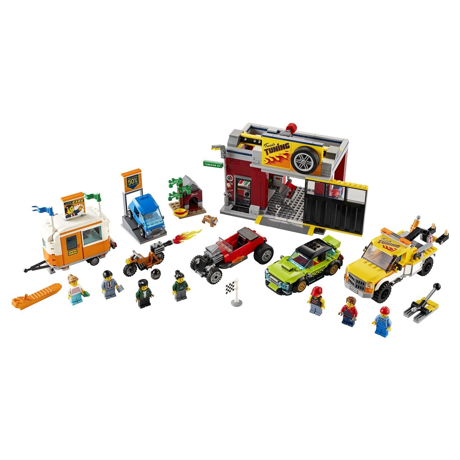 Lego City 60258 Тюнинг-мастерская
