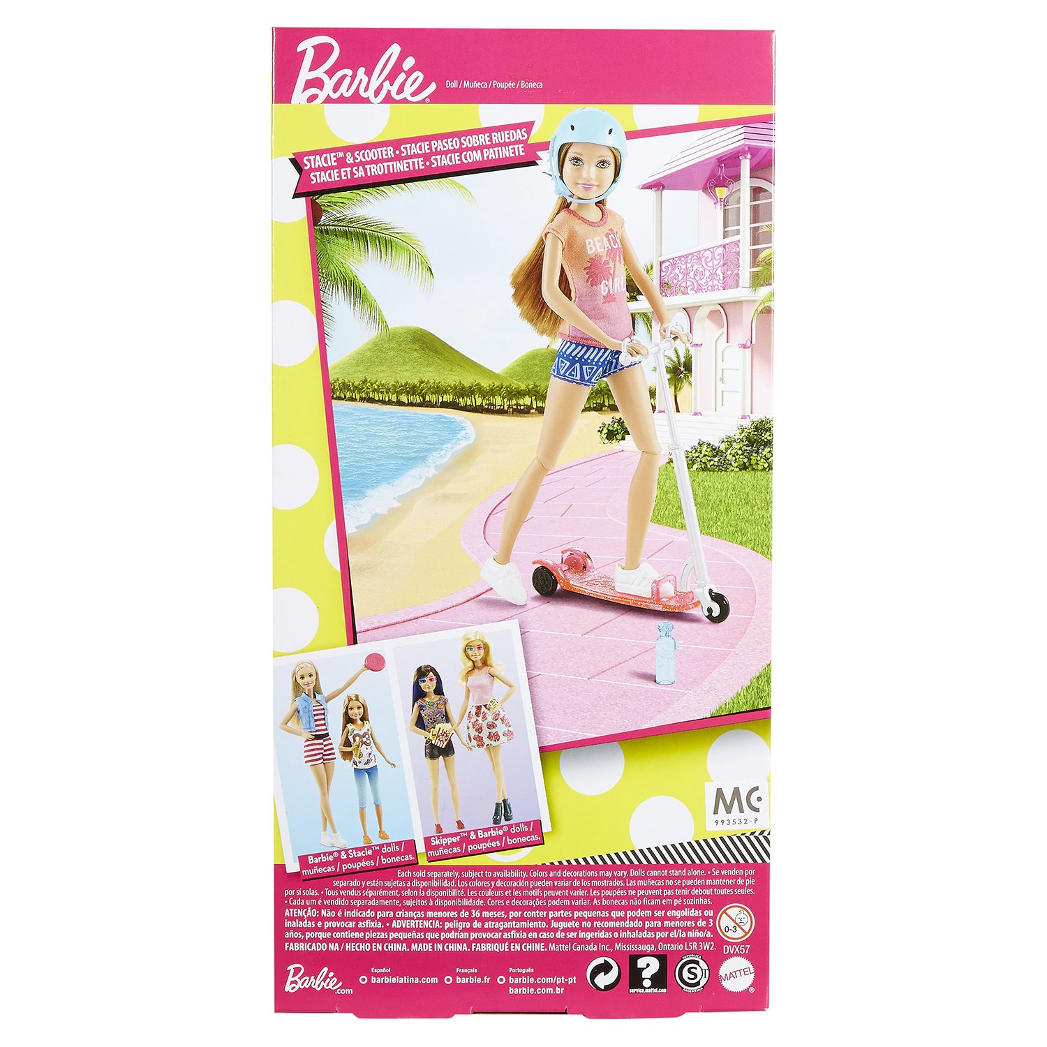 Кукла Barbie DVX57 на самокате