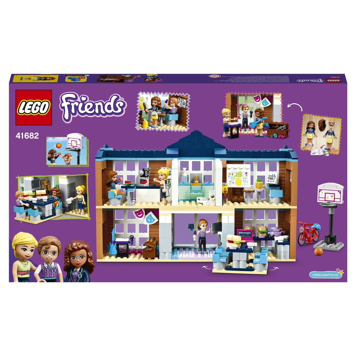 Lego Friends 41682 Школа Хартлейк Сити