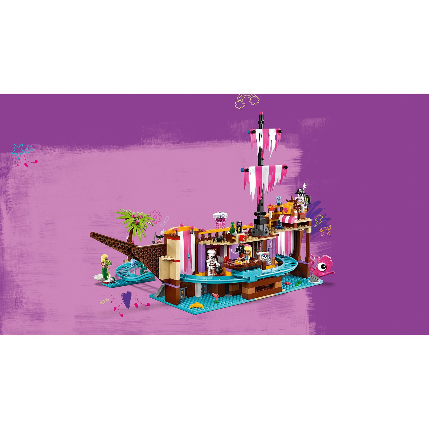Lego Friends 41375 Прибрежный парк развлечений