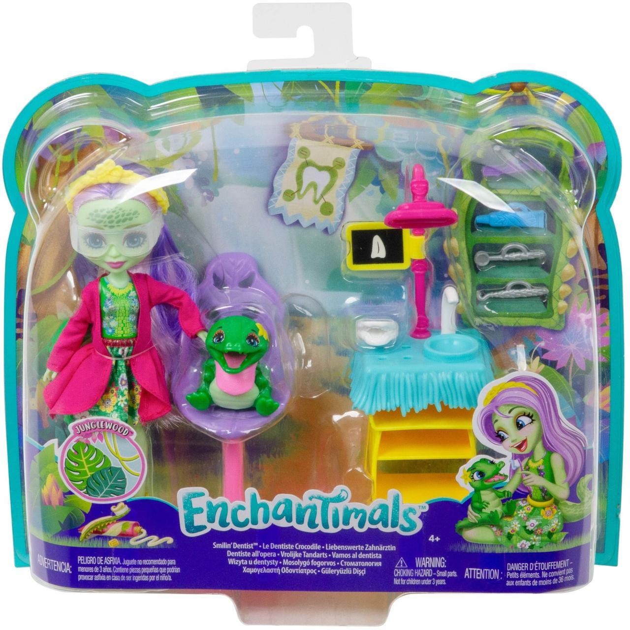 Набор Enchantimals GFN55 Стоматология Энди Крокодилли