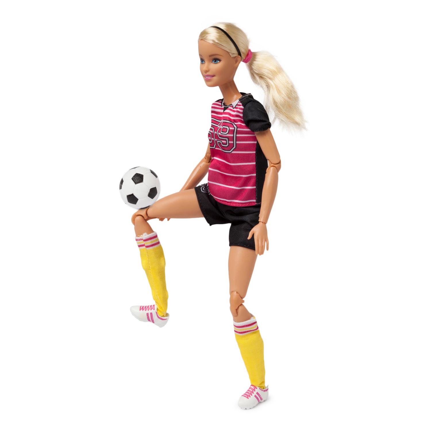 Кукла Barbie DVF69 Спортсменка Футболистка Блондинка
