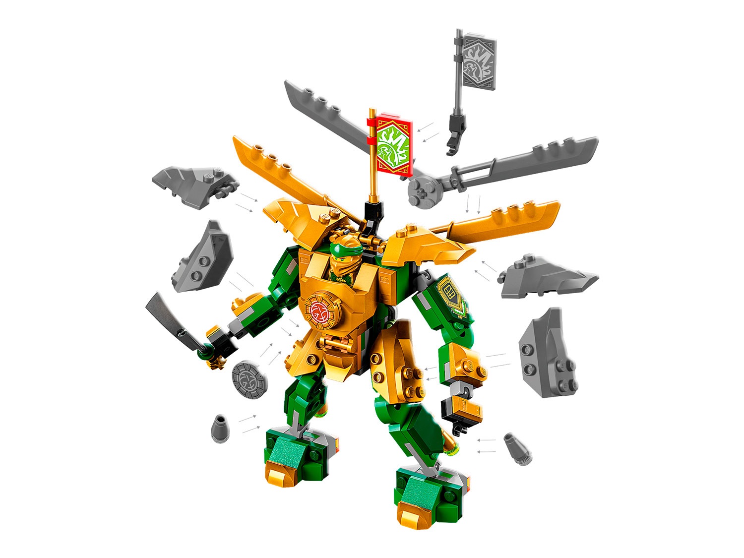 Lego Ninjago 71781 Битва робота Ллойда