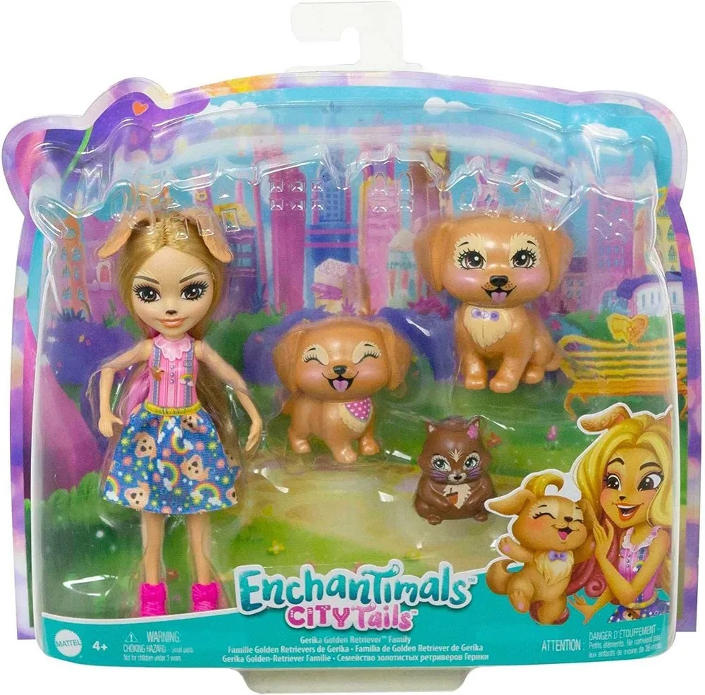 Набор Enchantimals HHB85 Семейство золотистых ретриверов Герики