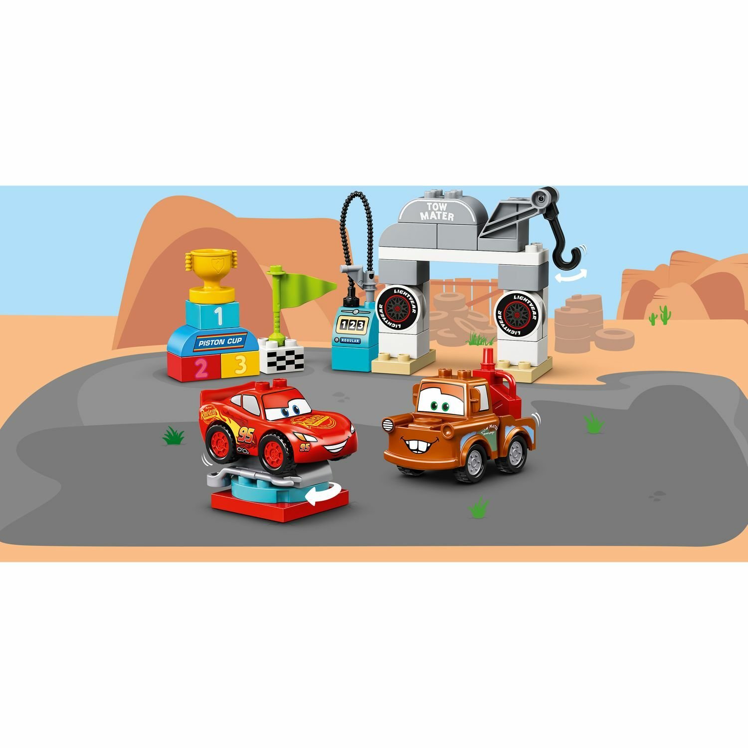 Lego Duplo 10924 Гонки Молнии МакКуина