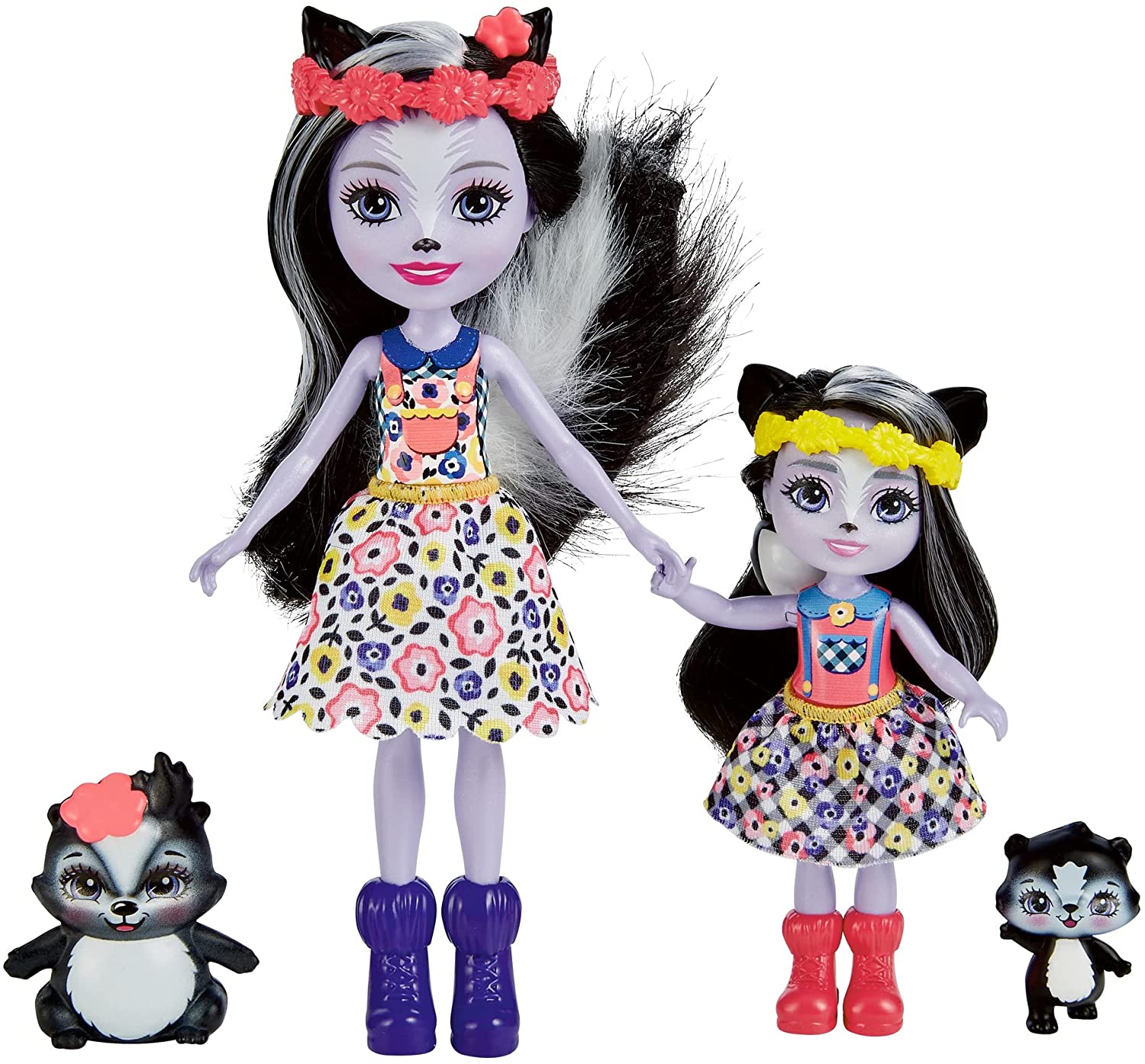 Набор Enchantimals HCF82 Сейдж и Сабелла Скунси
