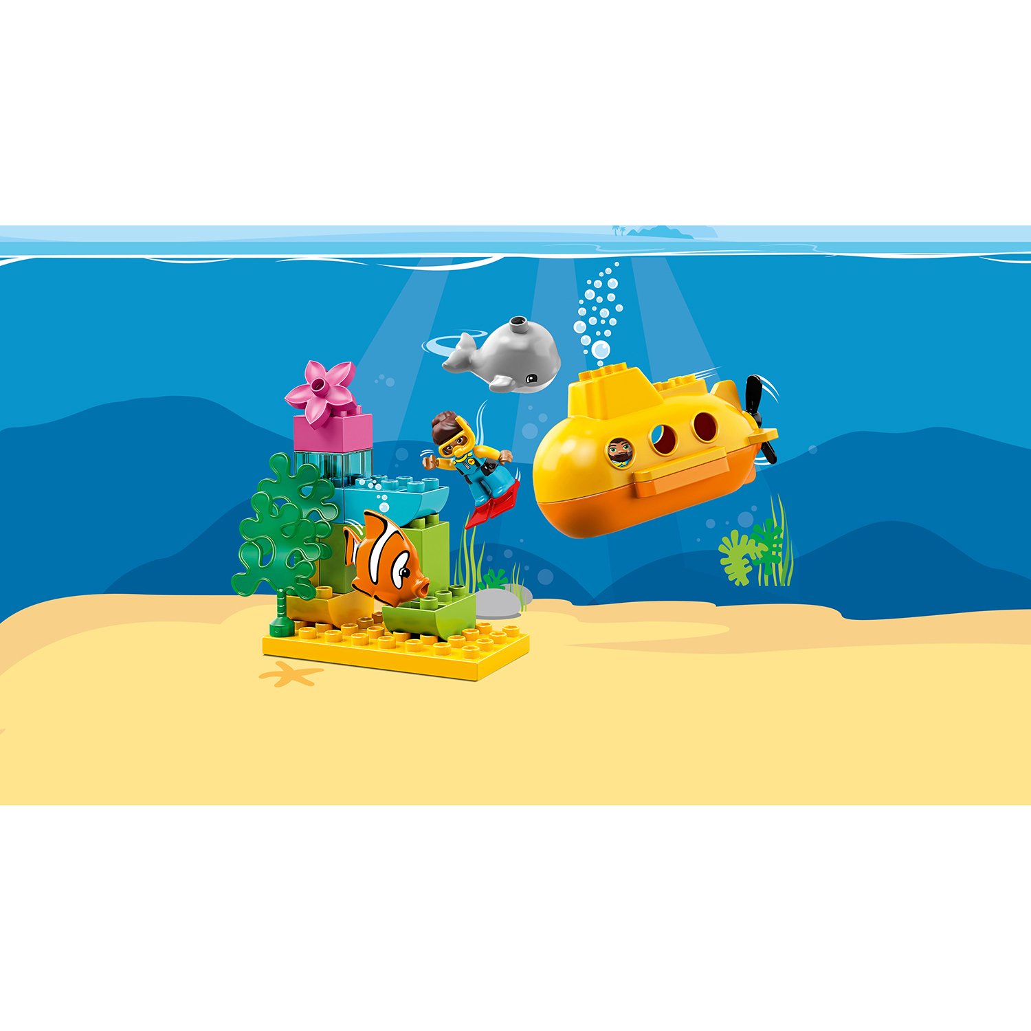 Lego Duplo 10910 Путешествие субмарины 