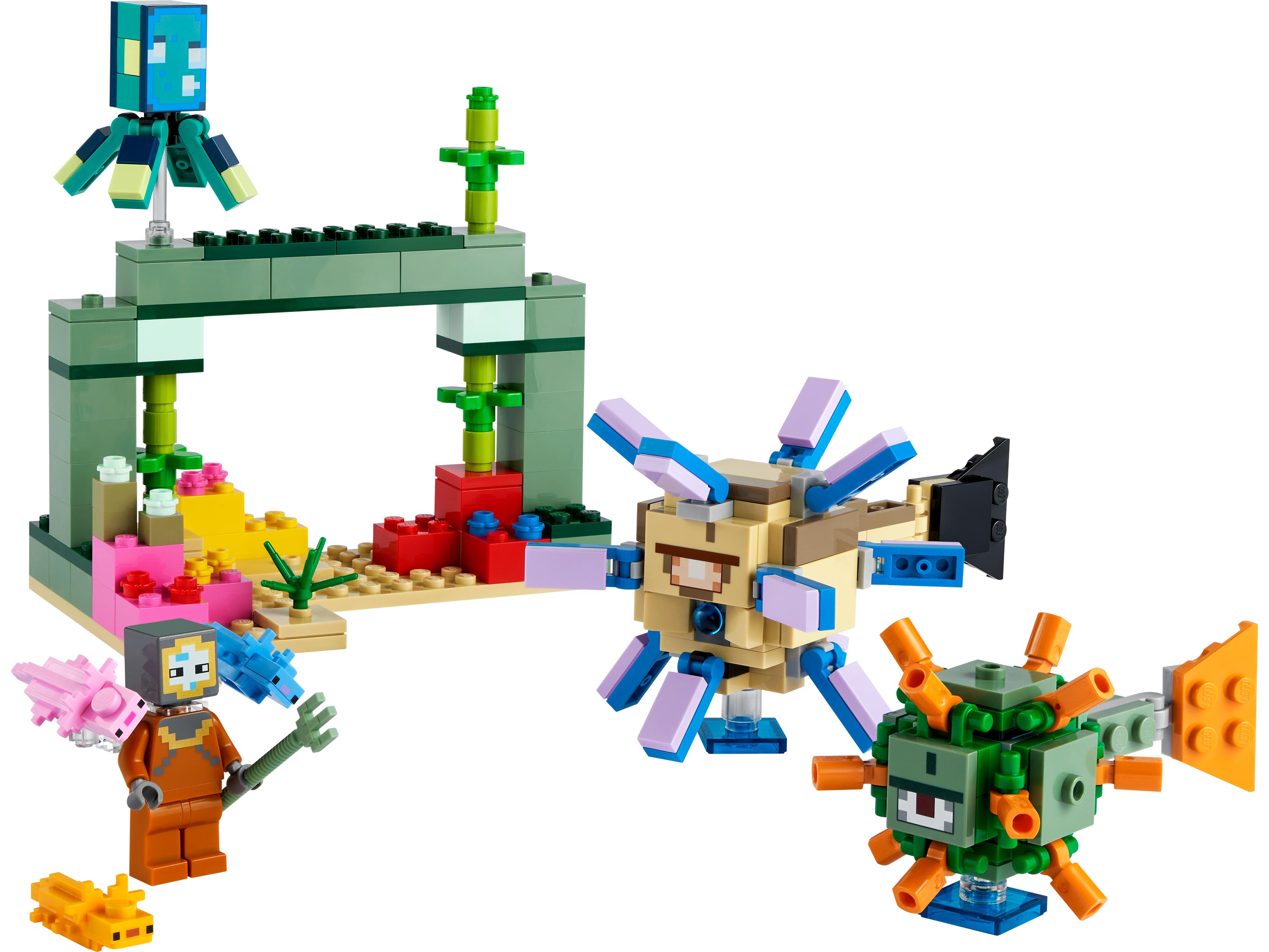 Lego Minecraft 21180 Битва со стражем