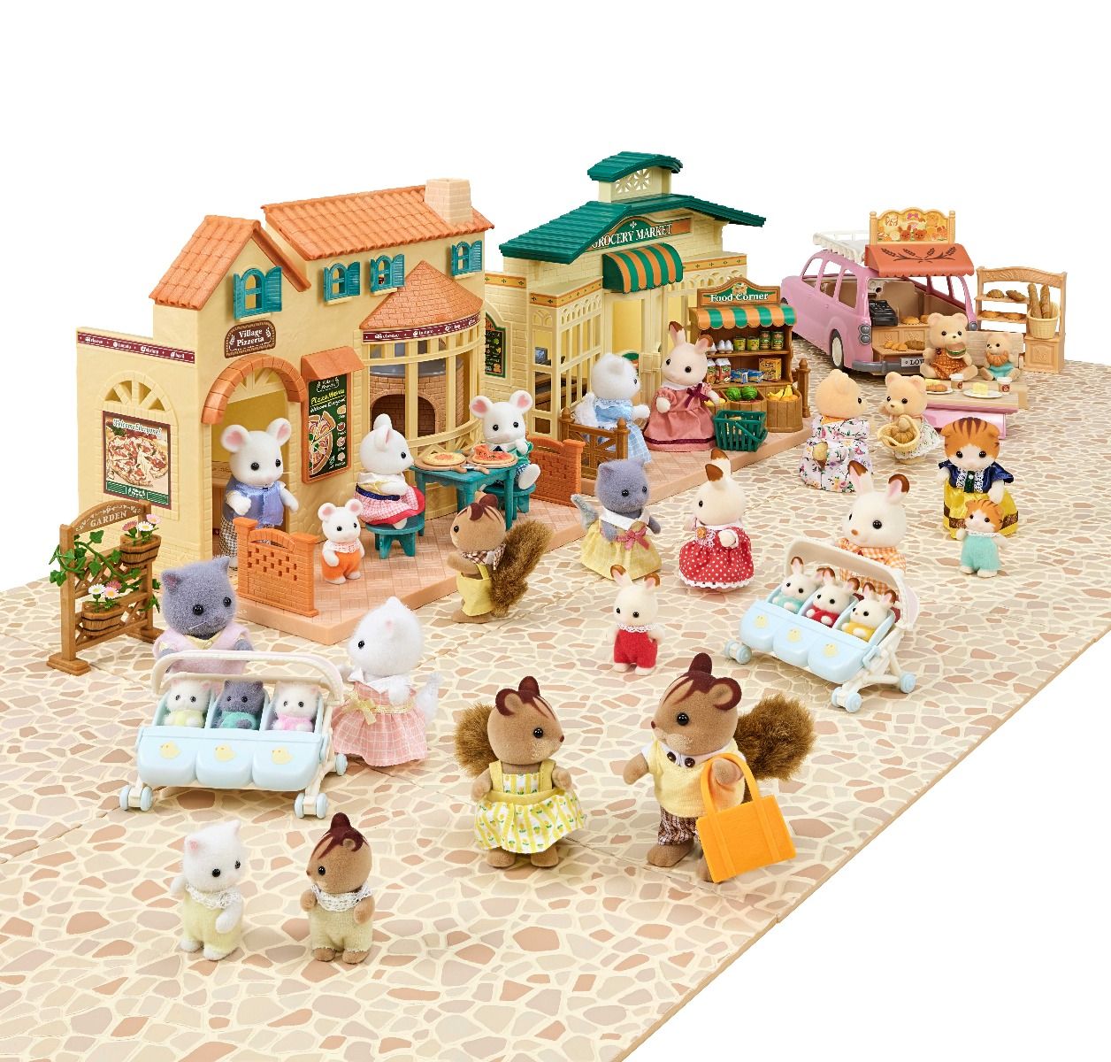 Двухсторонняя площадка-пол Sylvanian Families 2106