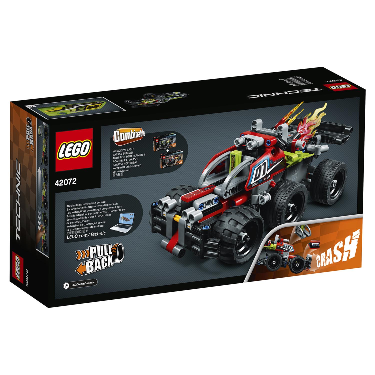 Lego Technic 42072 Зеленый гоночный автомобиль