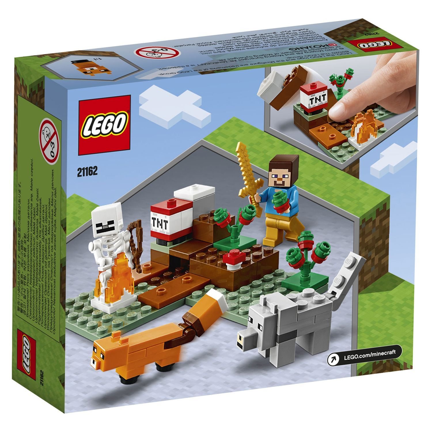 Lego Minecraft 21162 Приключения в тайге