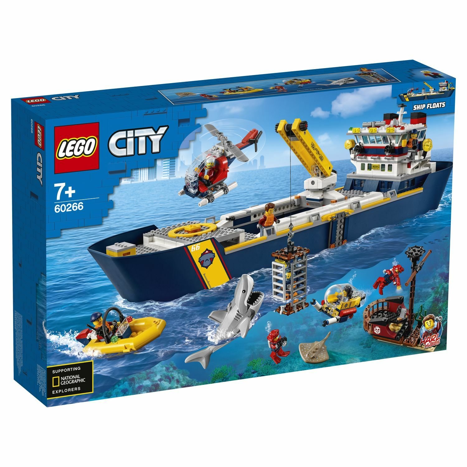 Lego City 60266 Океан: исследовательское судно
