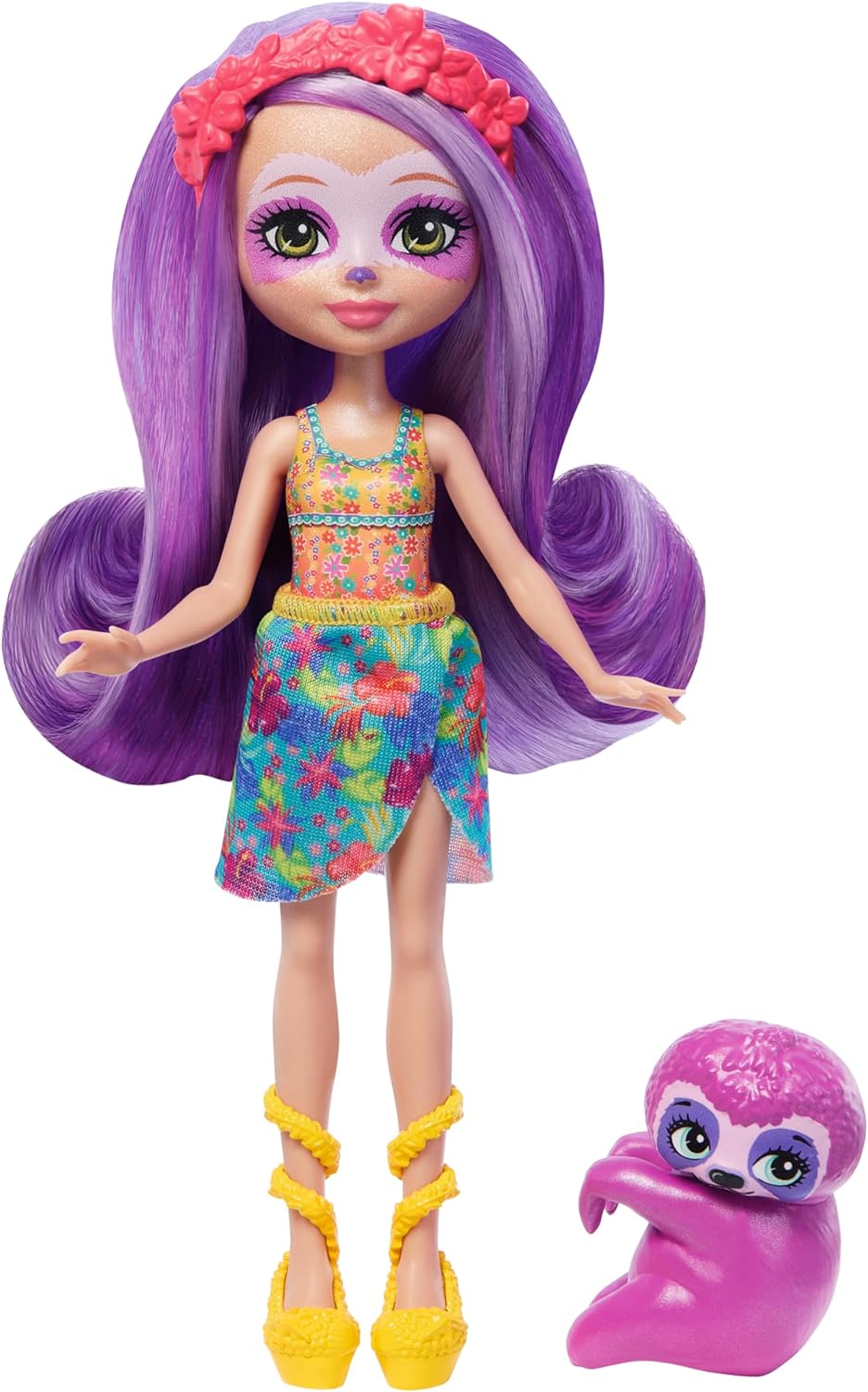 Кукла Enchantimals HRX82 Сабиндра Ленивец и Хэнг