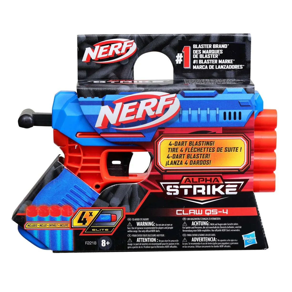 Бластер Nerf Альфа Страйк F2218 Claw QS-4