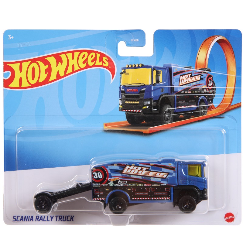 Трейлер Hot Wheels HFC97 Scania Rally Truck 2022