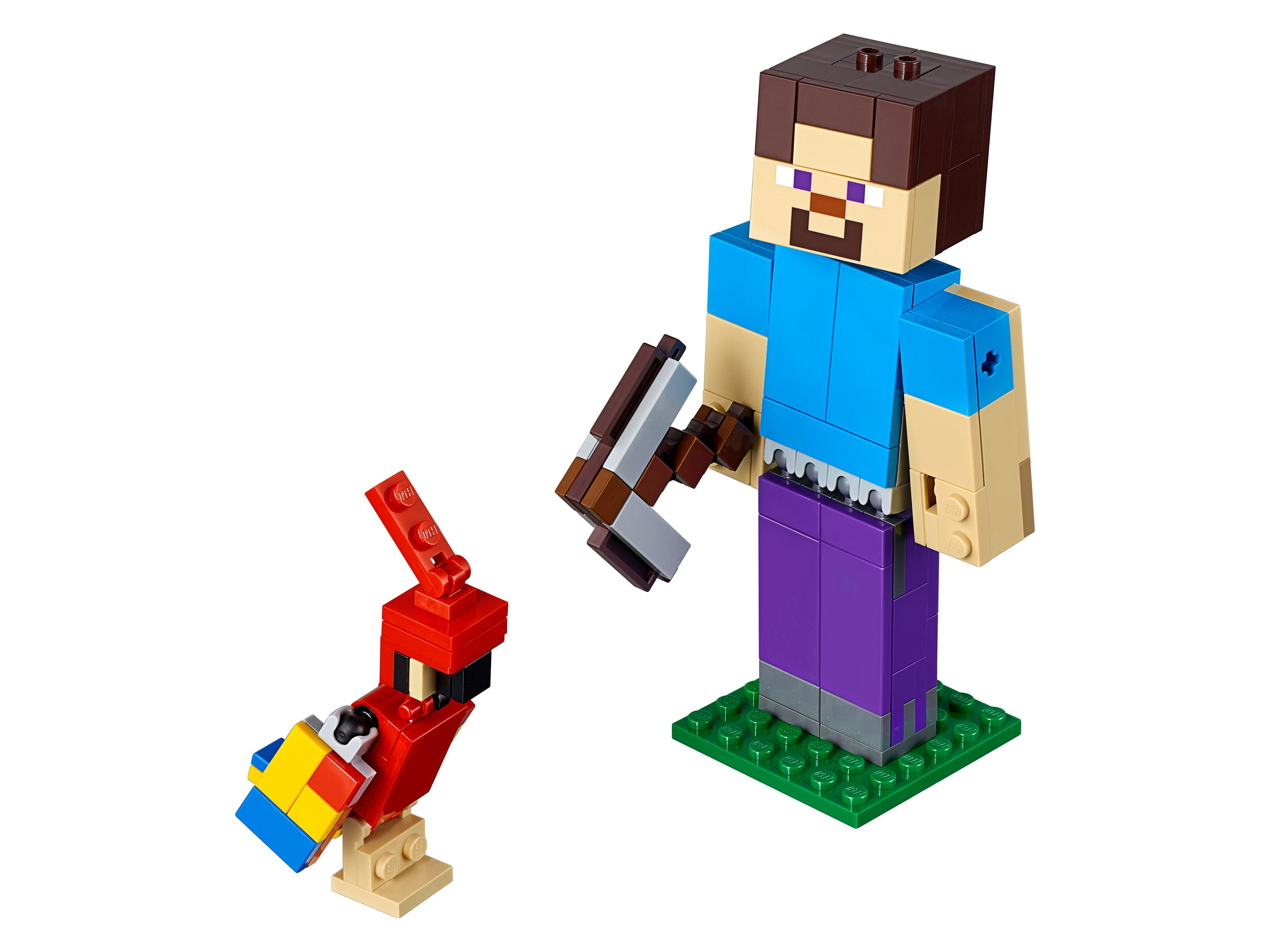 Lego Minecraft 21148 Стив с попугаем