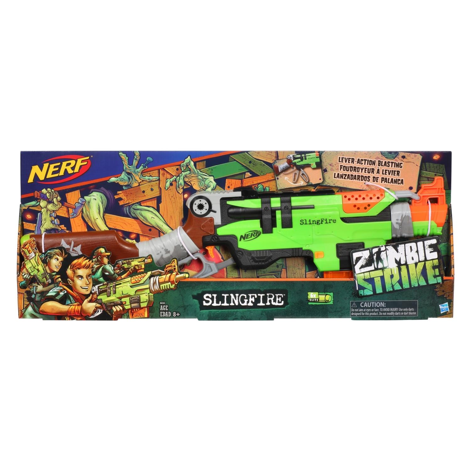 Бластер Nerf Зомби Страйк A6563 Слингфайр