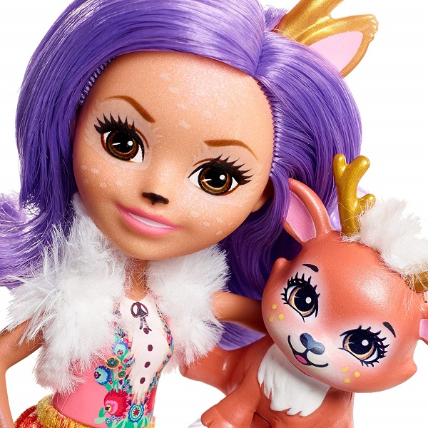 Кукла с питомцем Enchantimals FNH23 Данесса Оления, 15 см