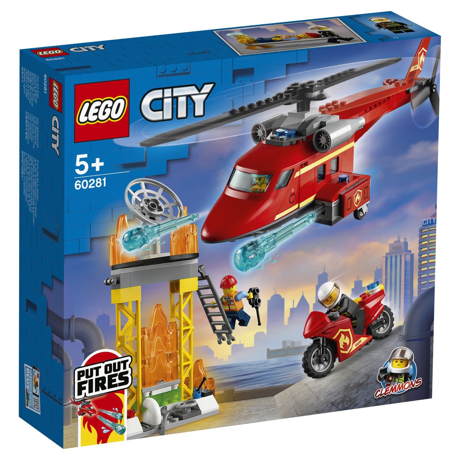 Lego City 60281 Спасательный пожарный вертолёт
