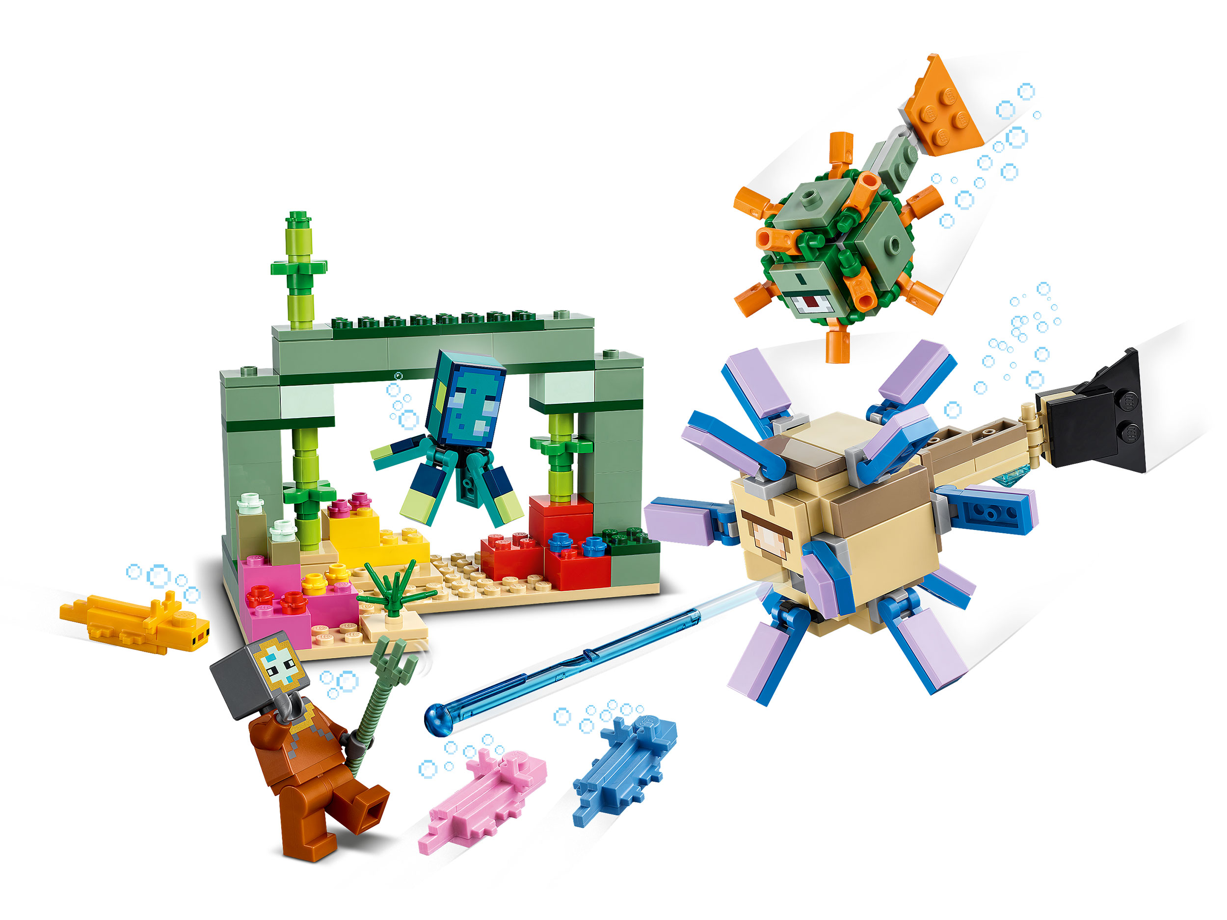 Lego Minecraft 21180 Битва со стражем