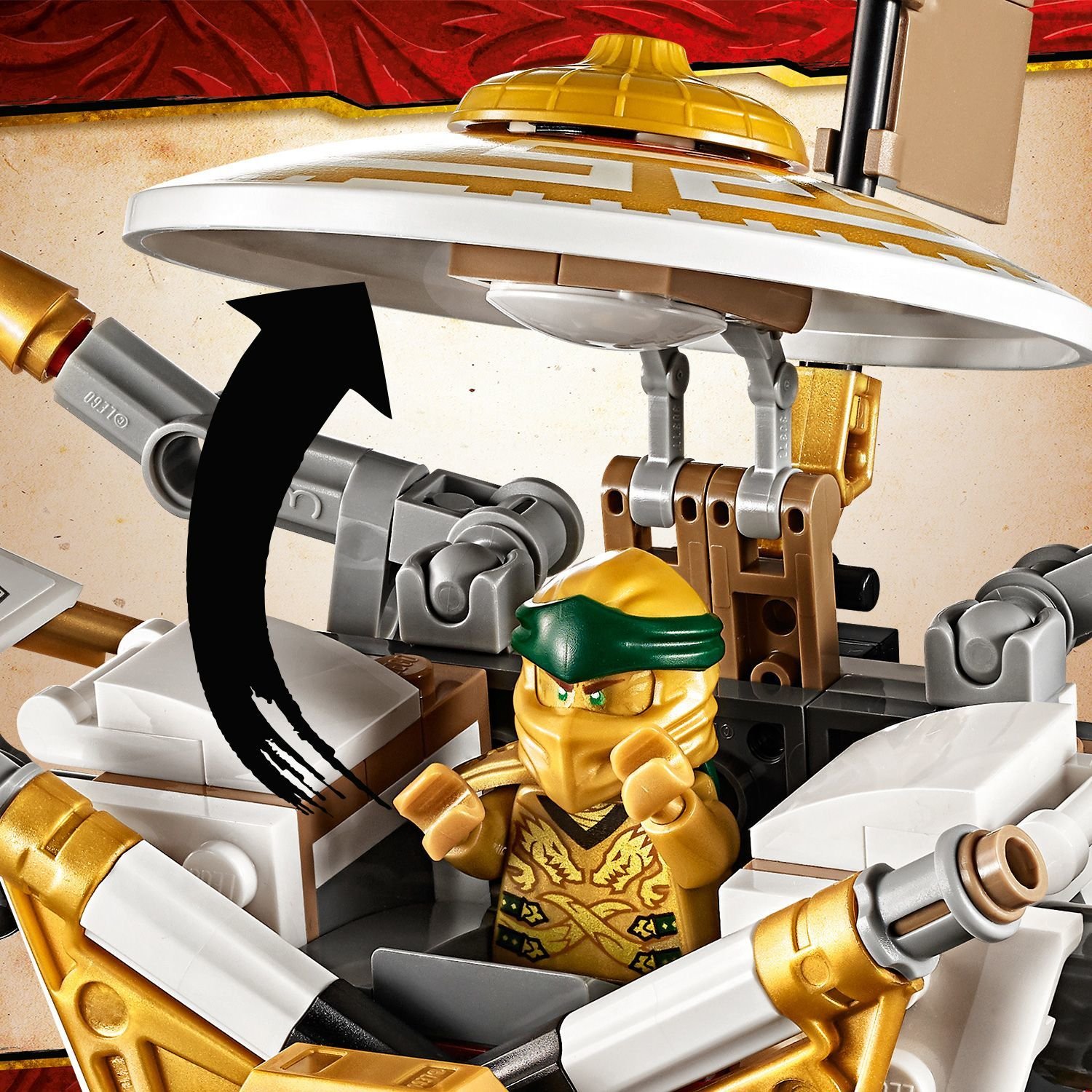Lego Ninjago 71702 Золотой робот