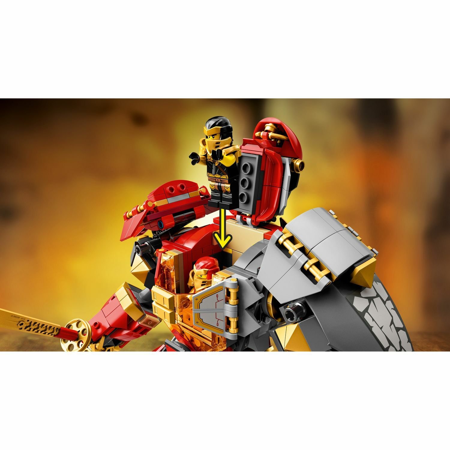 Lego Ninjago 71720 Каменный робот огня