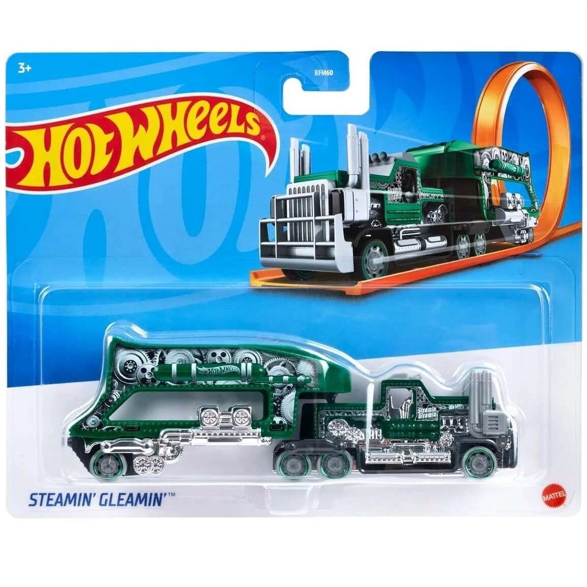 Трейлер Hot Wheels HFC98 Steamin Gleamin Green 2022