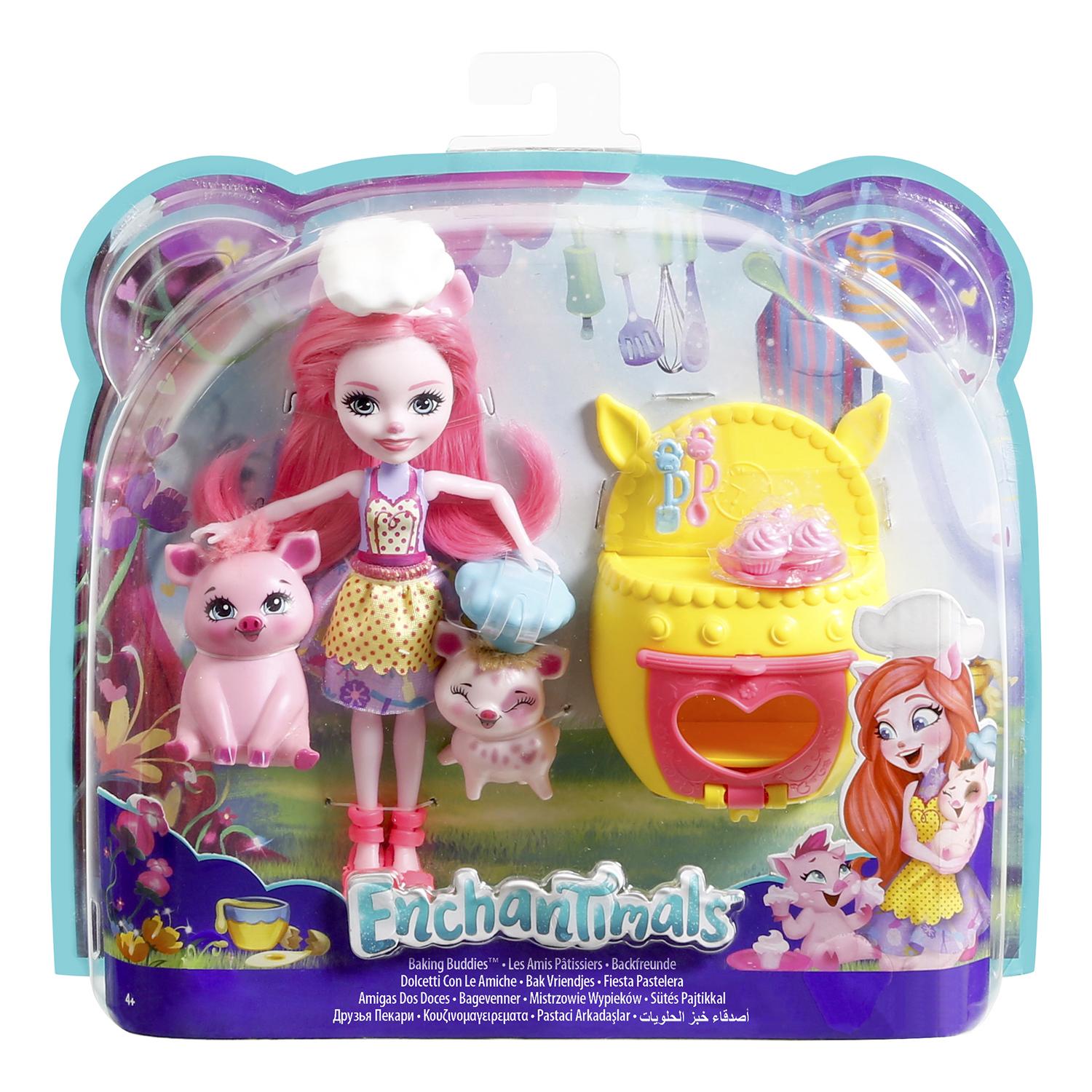 Кукла Enchantimals FJJ28 Весёлая Пекарня, 15 см