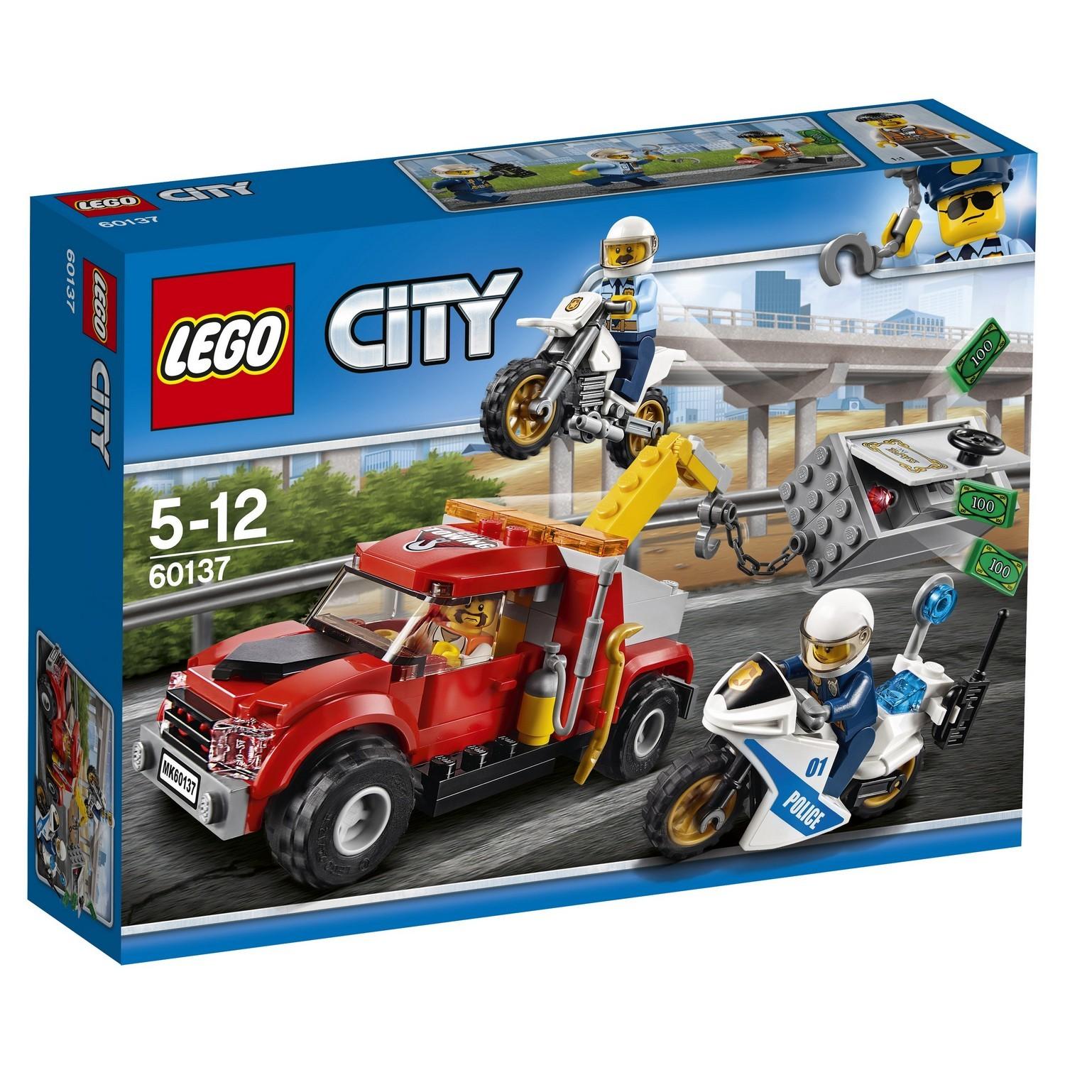 Lego City 60137 Побег на буксировщике
