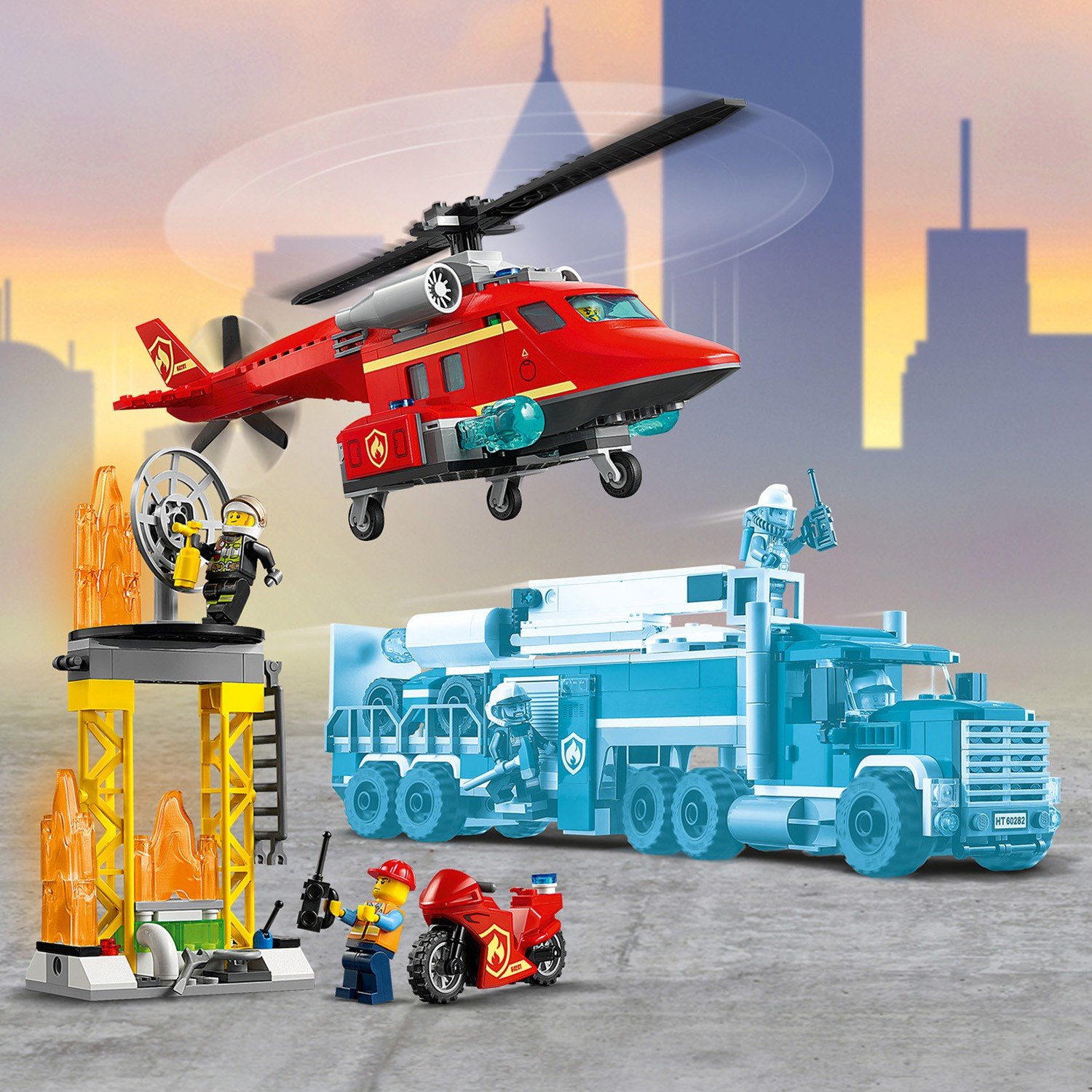 Lego City 60281 Спасательный пожарный вертолёт