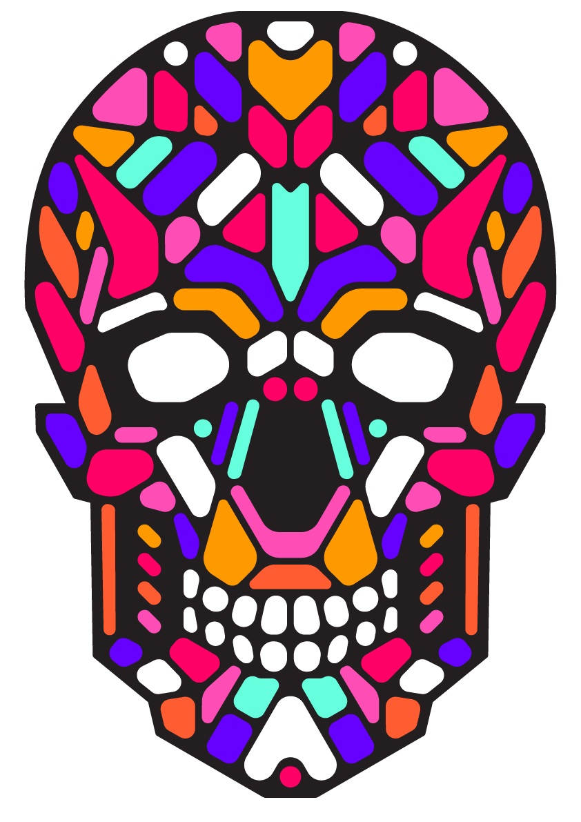 Cветовая маска GeekMask Sugar Skull