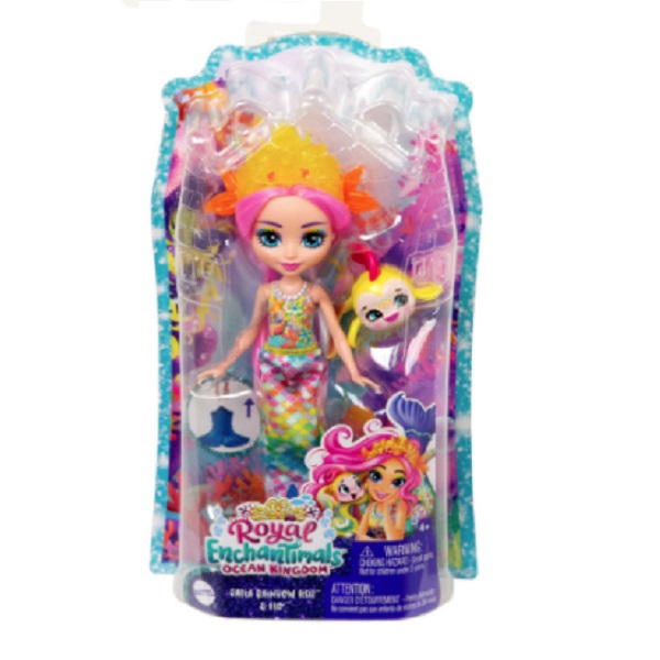 Кукла Enchantimals HCF68 Радия Рэйнбоу Фиш и Фло