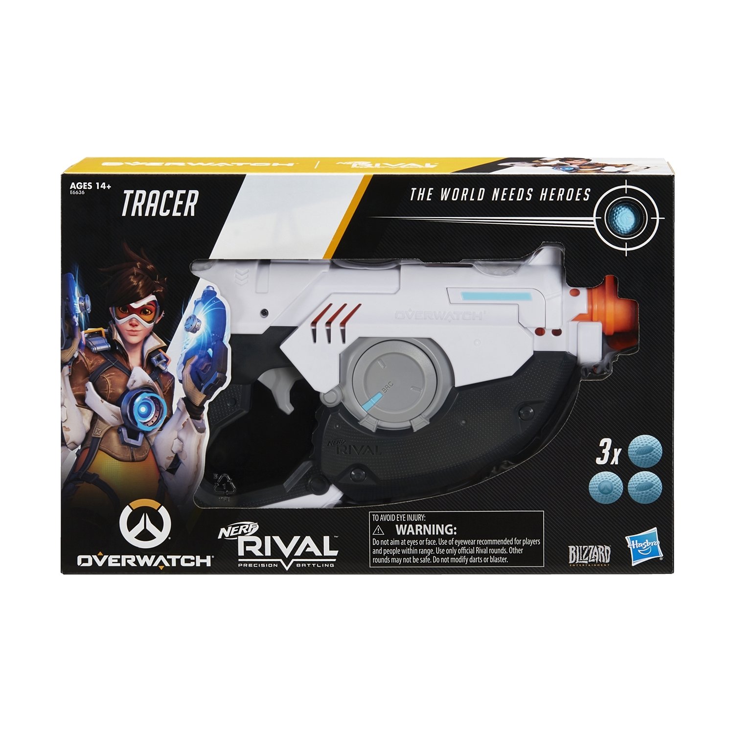 Бластер Nerf Райвал E6636 Овервотч Трейсер