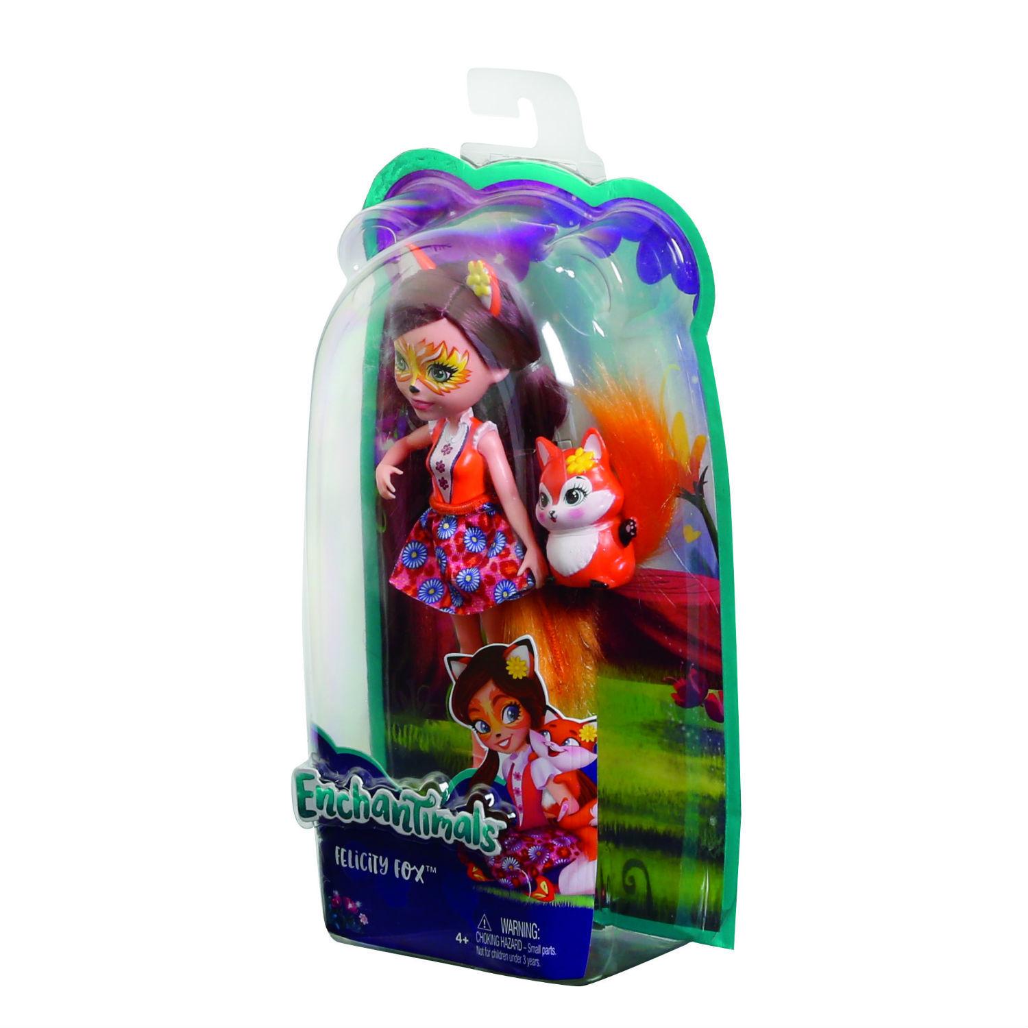 Кукла с питомцем Enchantimals DVH89 Фелисити Лис, 15 см