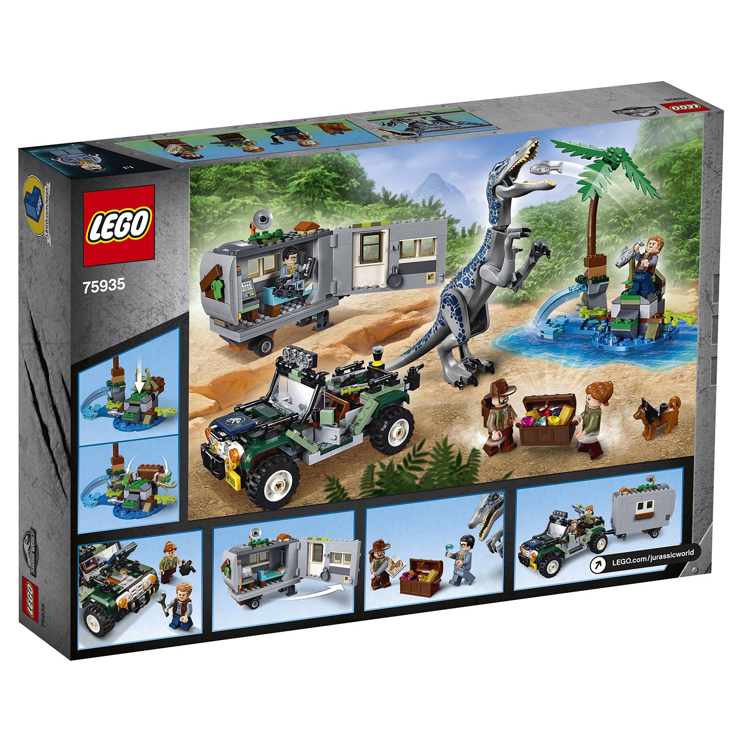 Lego Jurassic World 75935 Поединок с бариониксом: охота за сокровищами