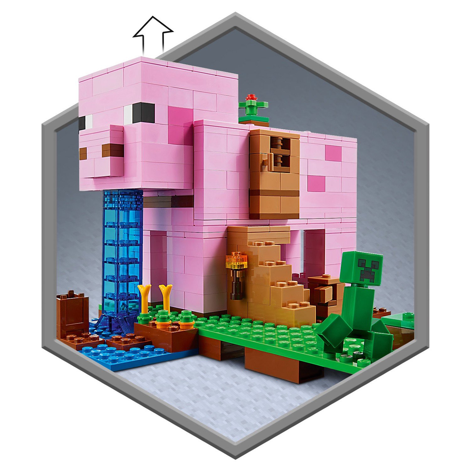 Lego Minecraft 21170 Дом-свинья