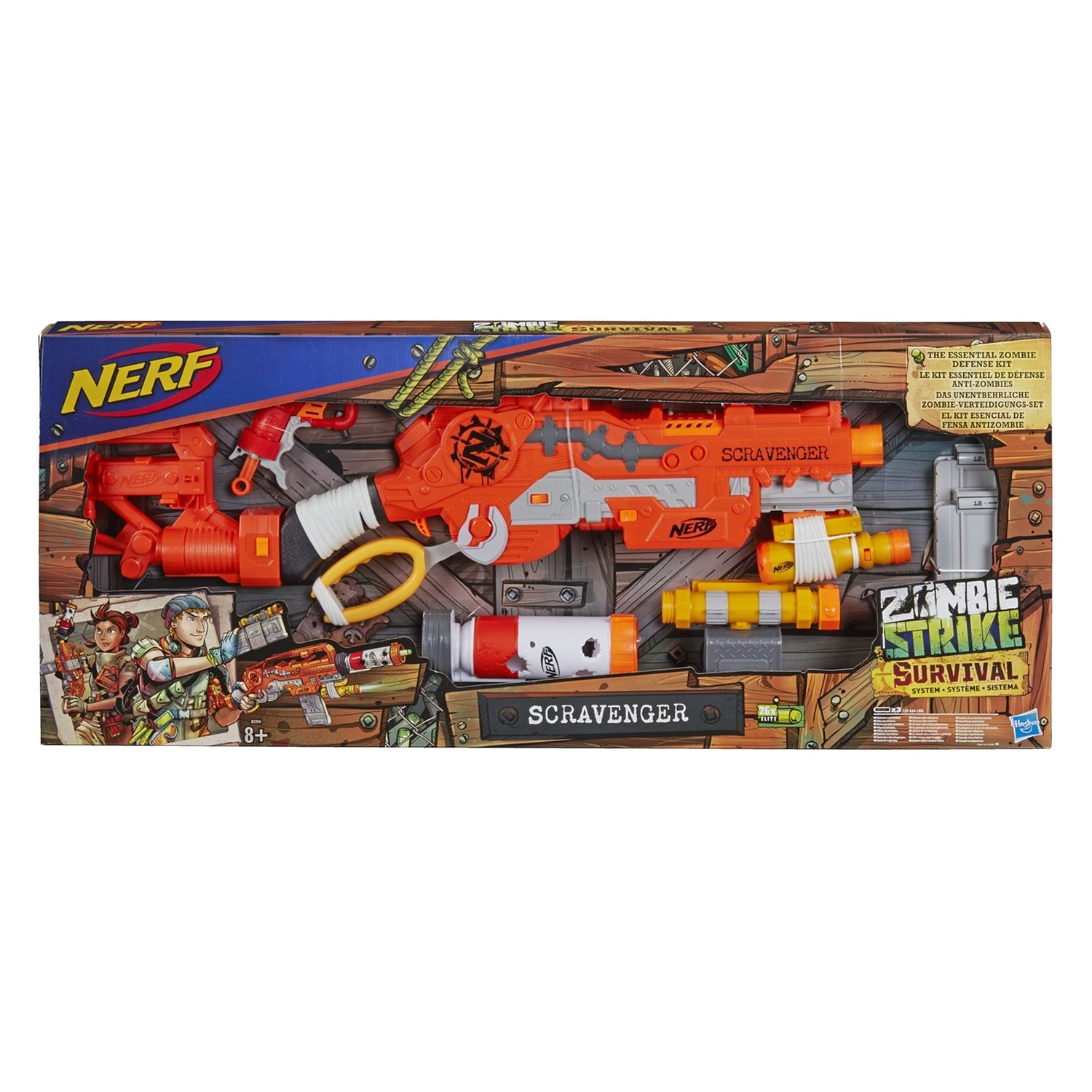 Бластер Nerf Зомби Страйк E1754 Выживший