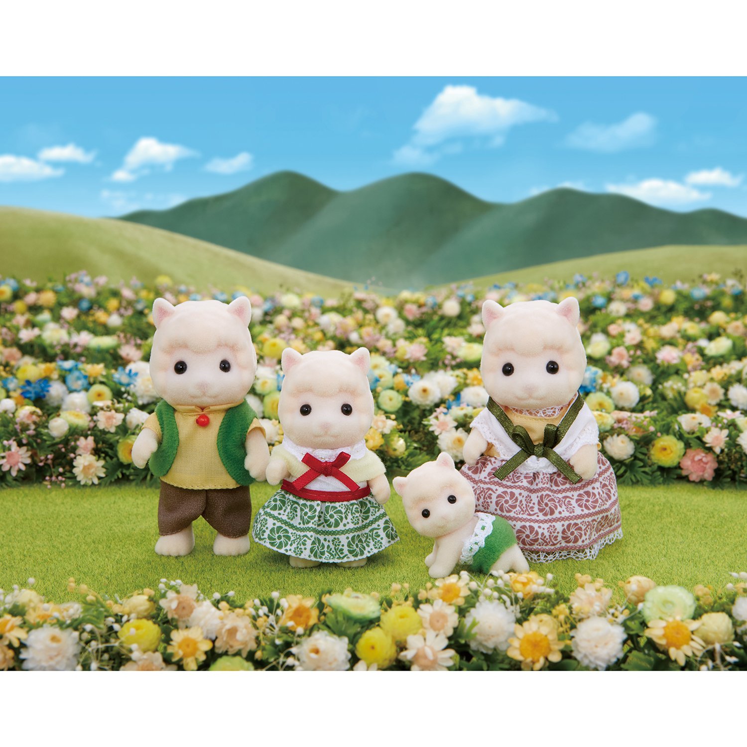Набор Sylvanian Families 5358 Семья Альпака