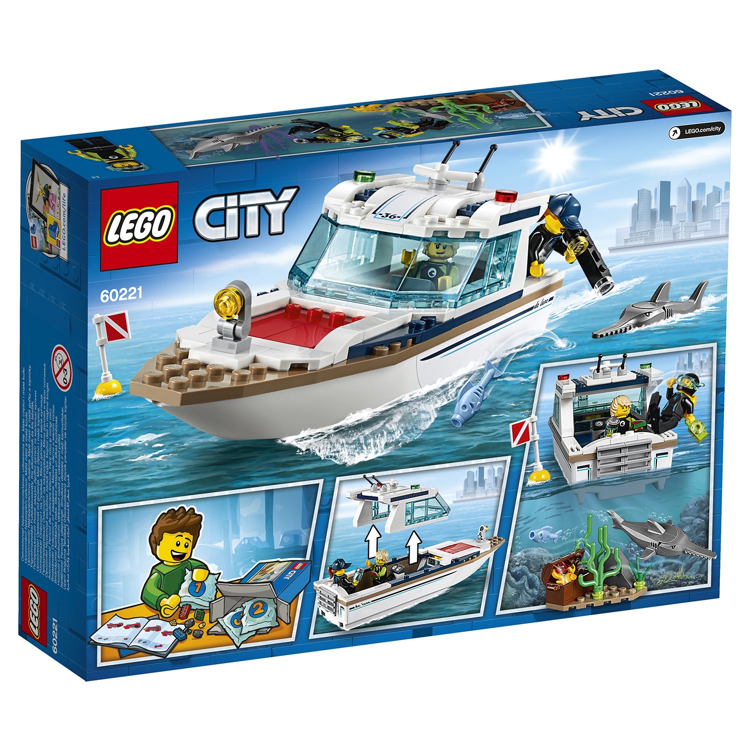 Lego City 60221 Яхта для дайвинга
