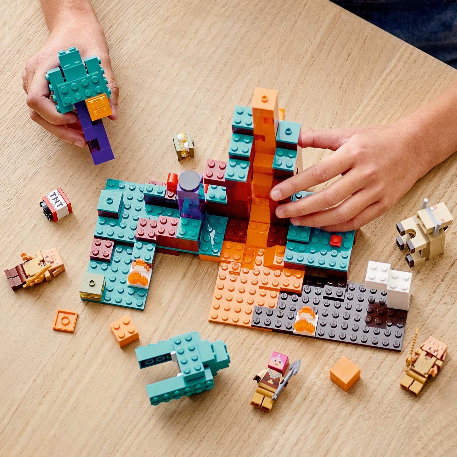 Lego Minecraft 21168 Искажённый лес