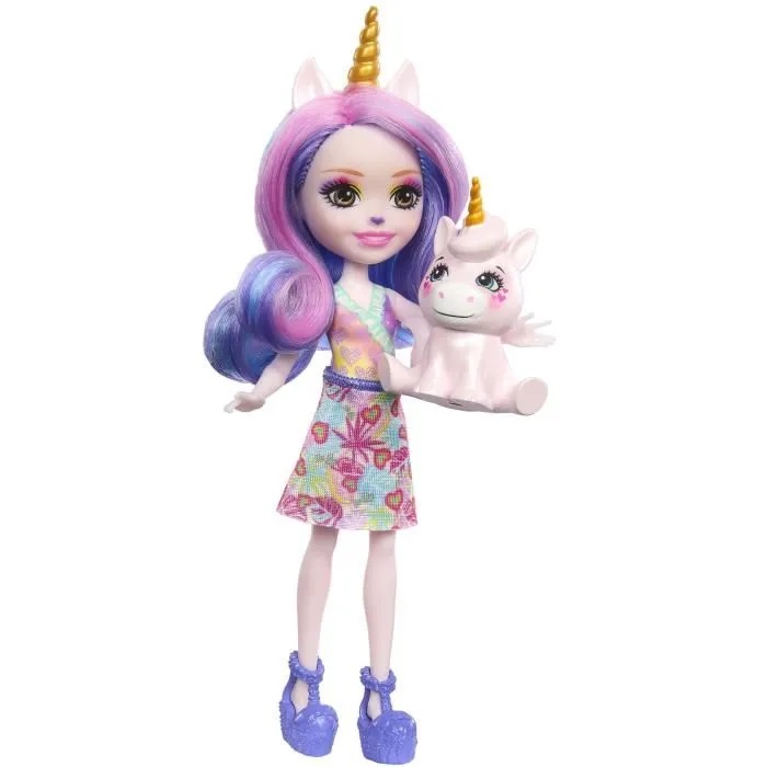 Кукла Enchantimals HRX84 Юля Единорог и Пацифика