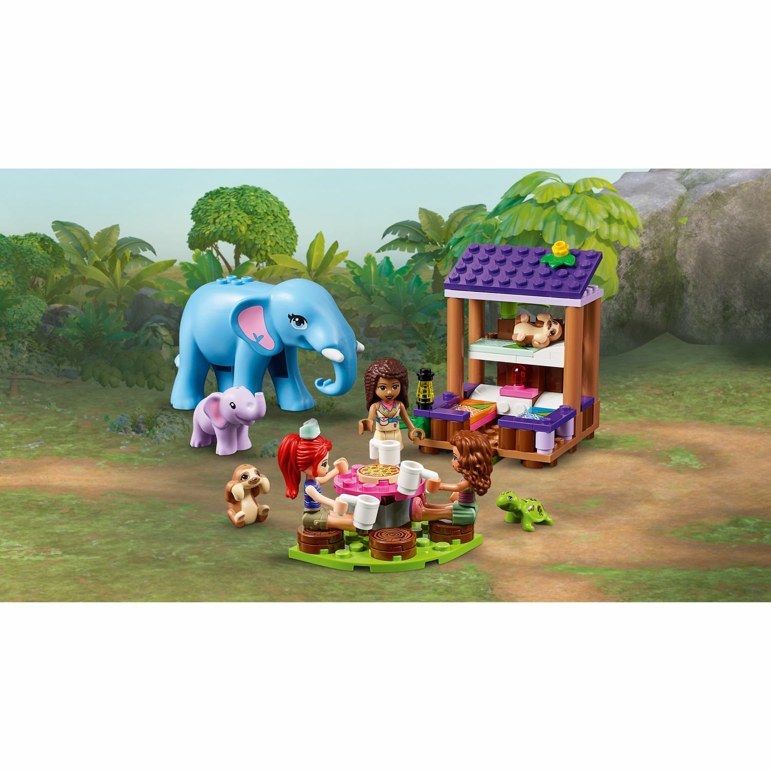 Lego Friends 41424 Джунгли: штаб спасателей