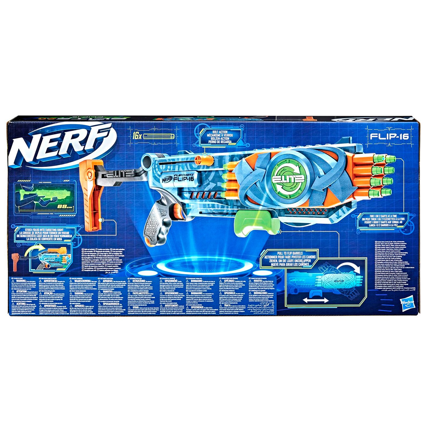 Бластер Nerf Elite 2.0 F2551 Флип 16