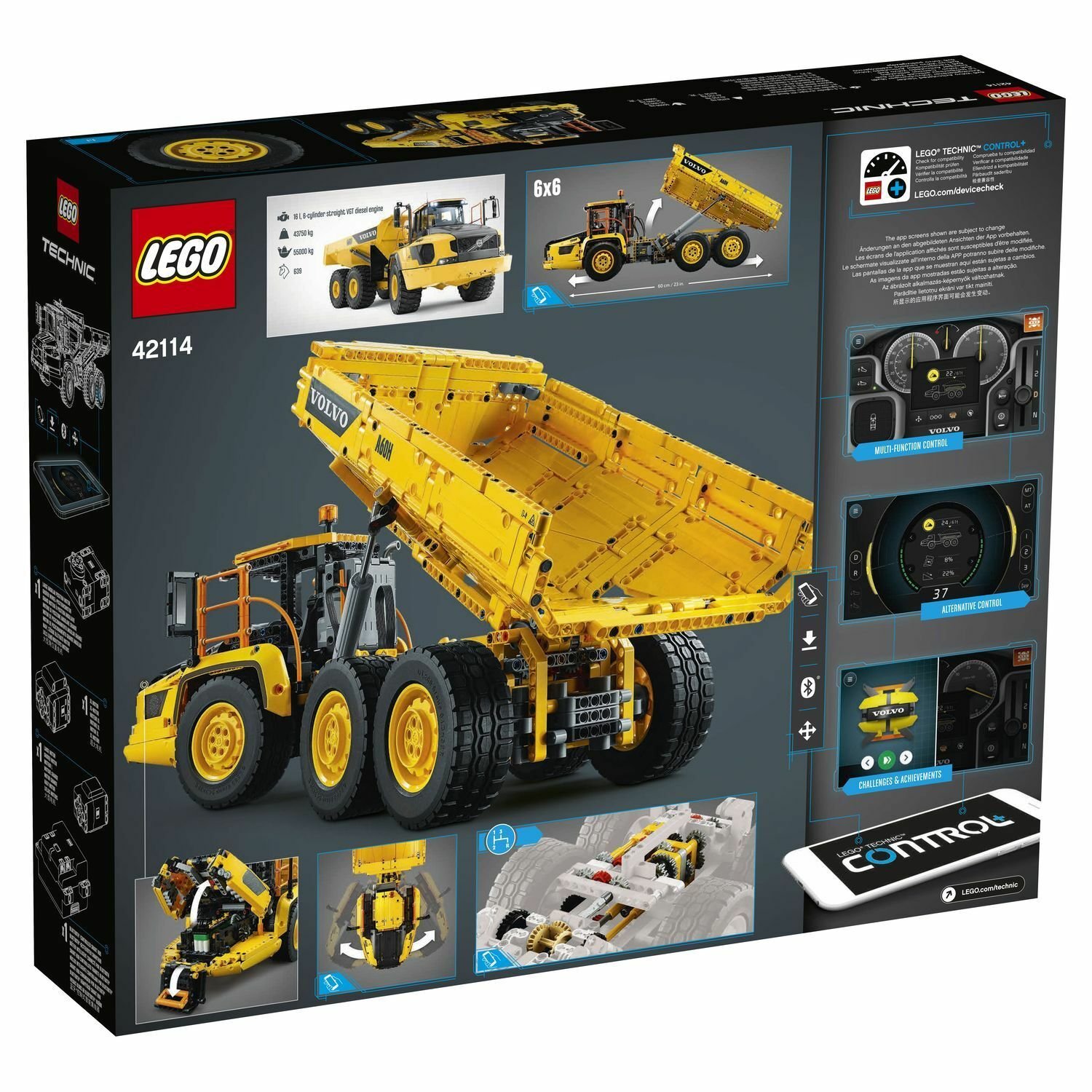Lego Technic 42114 Самосвал Volvo 6х6