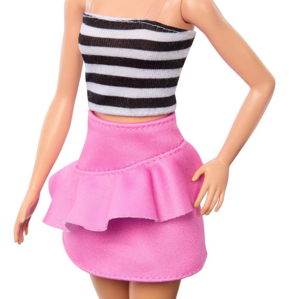 Кукла Barbie HRH11 213 в полосатом топе