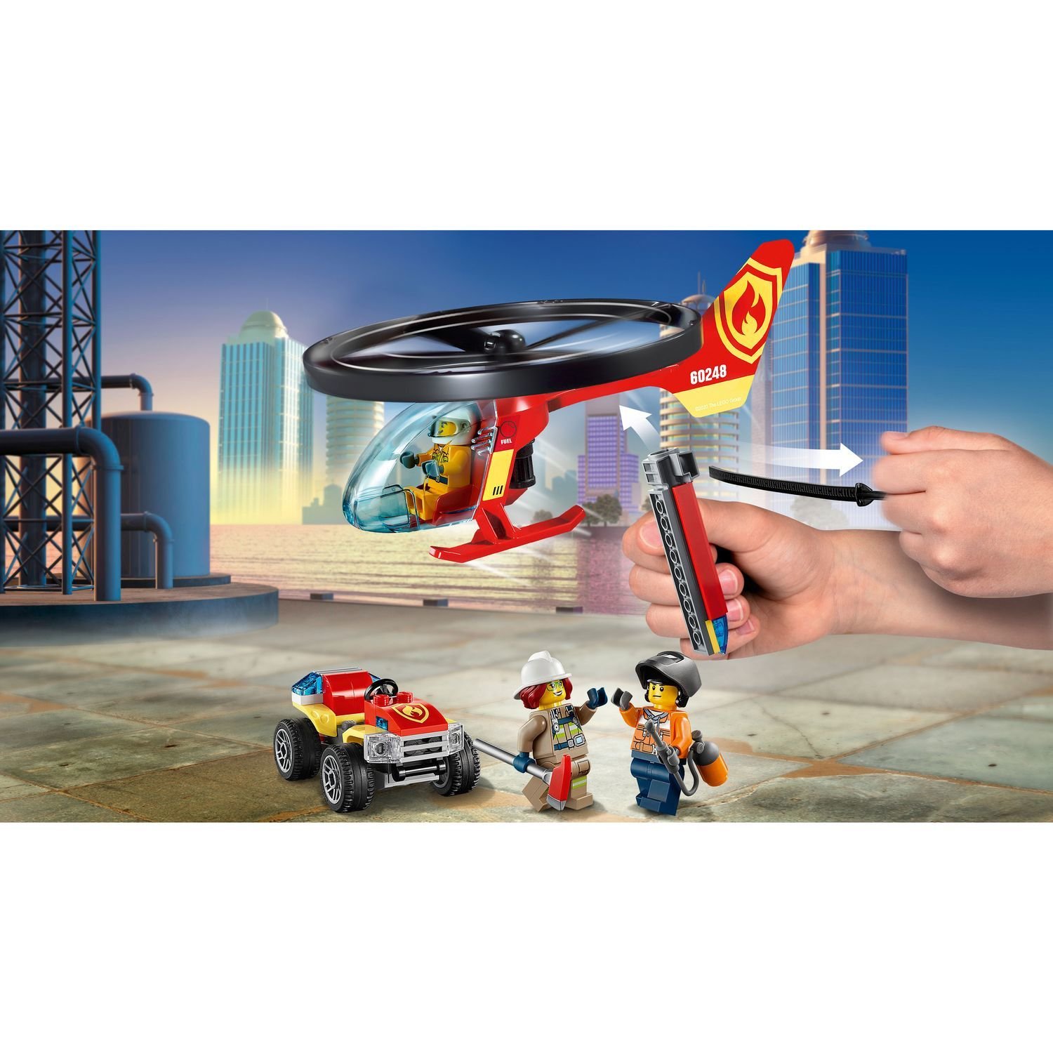 Lego City 60248 Пожарный спасательный вертолёт